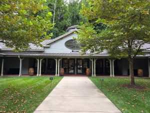 Ingresso della distillileria Jack Daniel's a Lynchburg in Tennessee 
