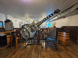 Souvenirs alla distilleria Jack Daniel's a Lynchburg in Tennessee